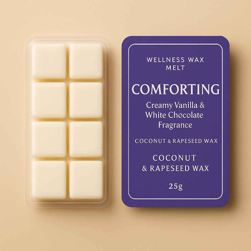 Comforting – Creamy Vanilla & White Chocolate Wellness Wax Melt
