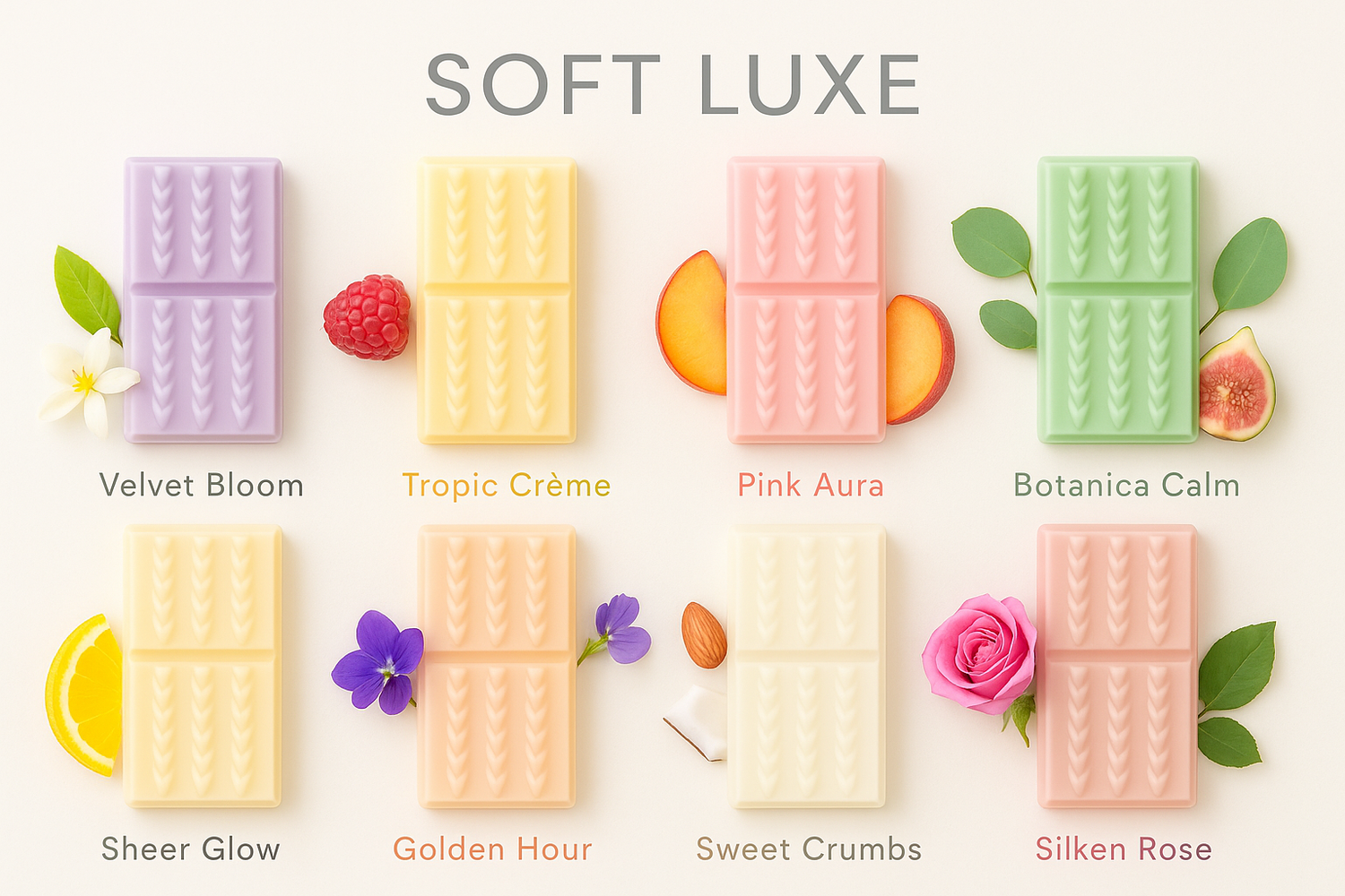 Soft Luxe Collection Elegant Home Fragrance – Soft, Powdery, Feminine