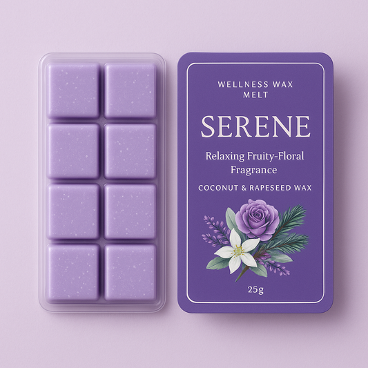 Serene – Relaxing Fruity-Floral Wellness Wax Melt