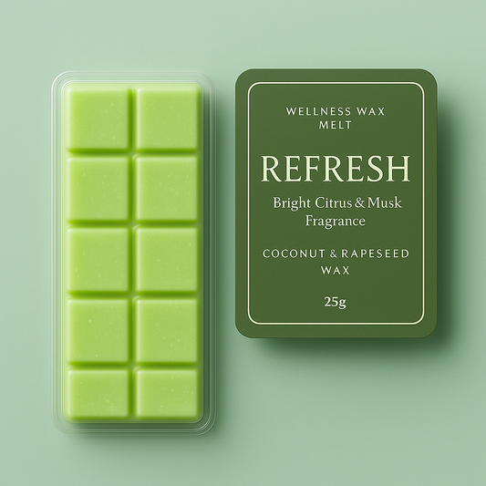 Refresh – Bright Citrus & Musk Wellness Wax Melt