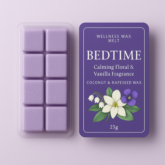 Bedtime – Calming Floral & Vanilla Wellness Wax Melt