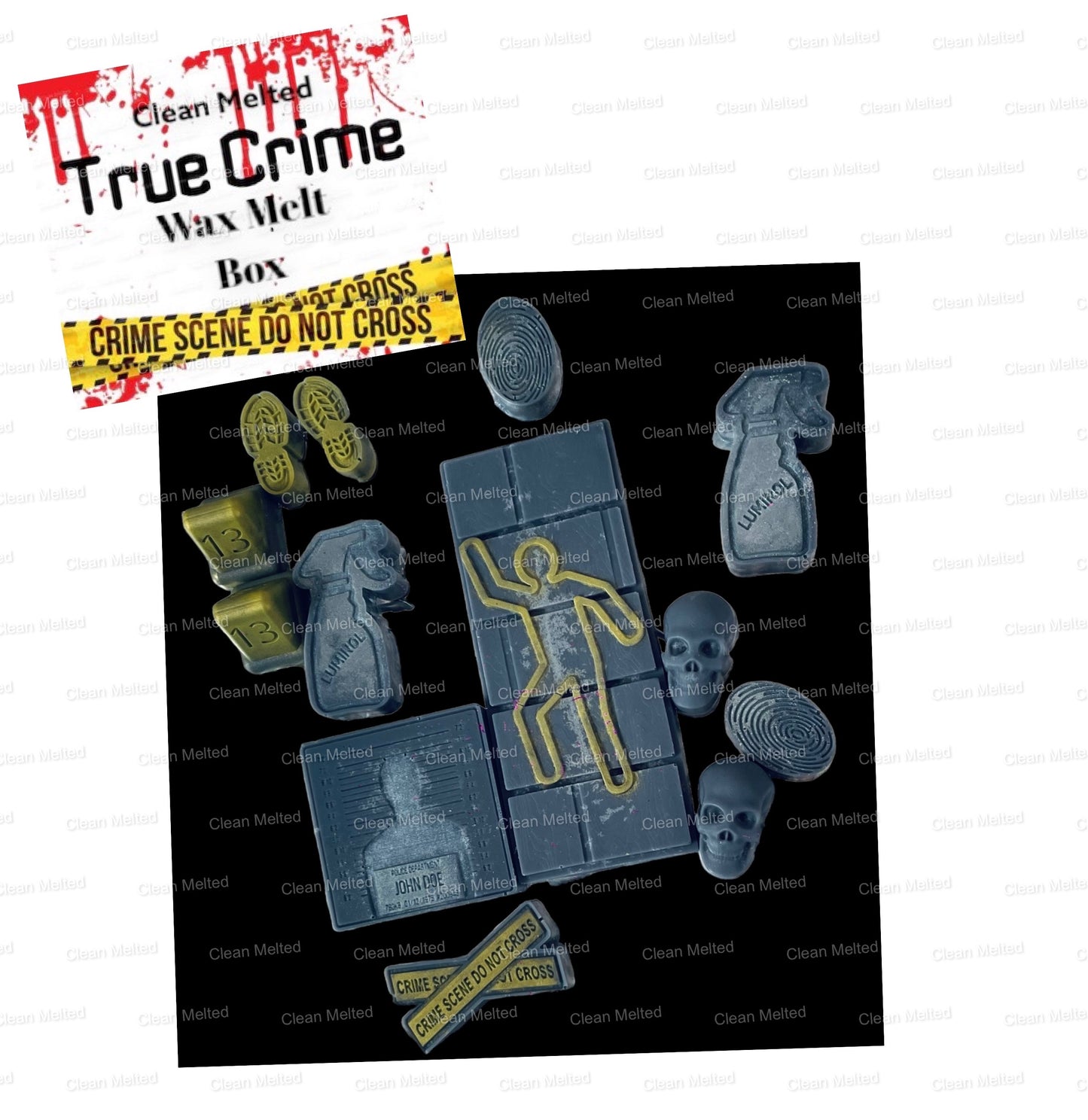 Crime Scene Wax Melt Box